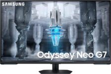 SAMSUNG 43″ Odyssey Neo G7 Series 4K UHD Smart Gaming Monitor, 144Hz, 1ms, VESA Display HDR600, Quantum Matrix Technology, AMD FreeSync Premium Pro, LS43CG702NNXZA, 2023, Black