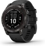 Garmin fenix 7 Pro Sapphire Solar, Multisport GPS Smartwatch, Built-in Flashlight, Solar Charging Capability, Black